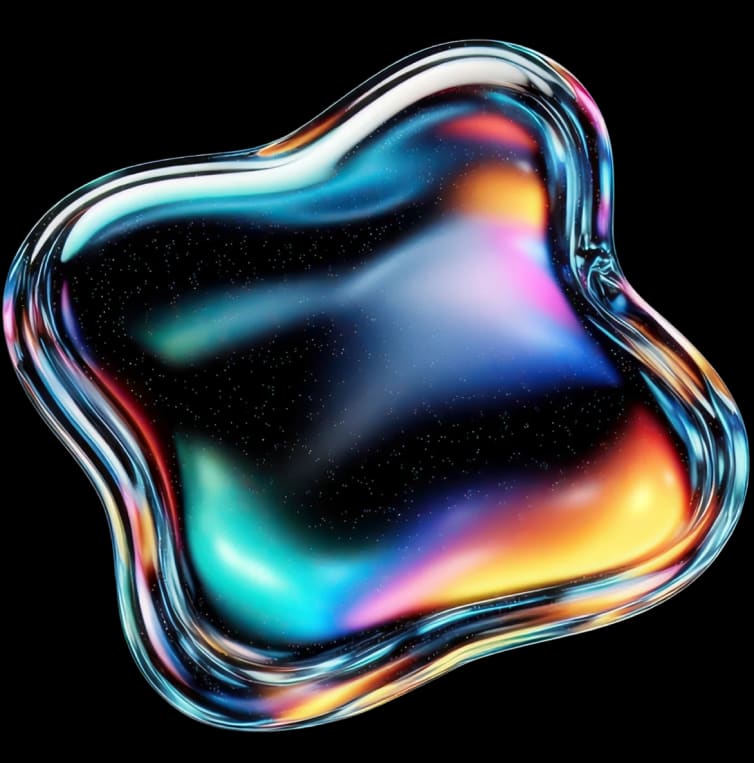 Abstract gradient artwork